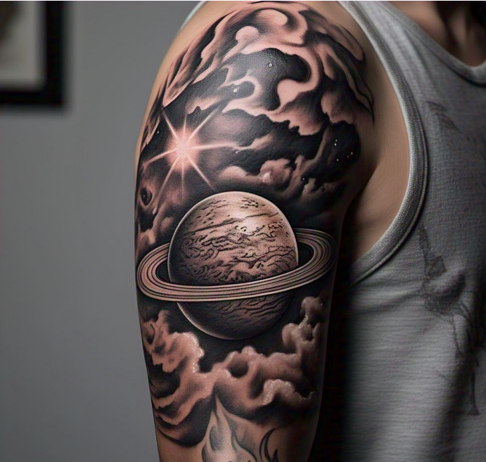 Choosing the Perfect Placement for a Planet Saturn Tattoo